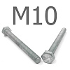 ISO 4017 Болт шестигранный с полной резьбой, горячий цинк 8.8 М10x20